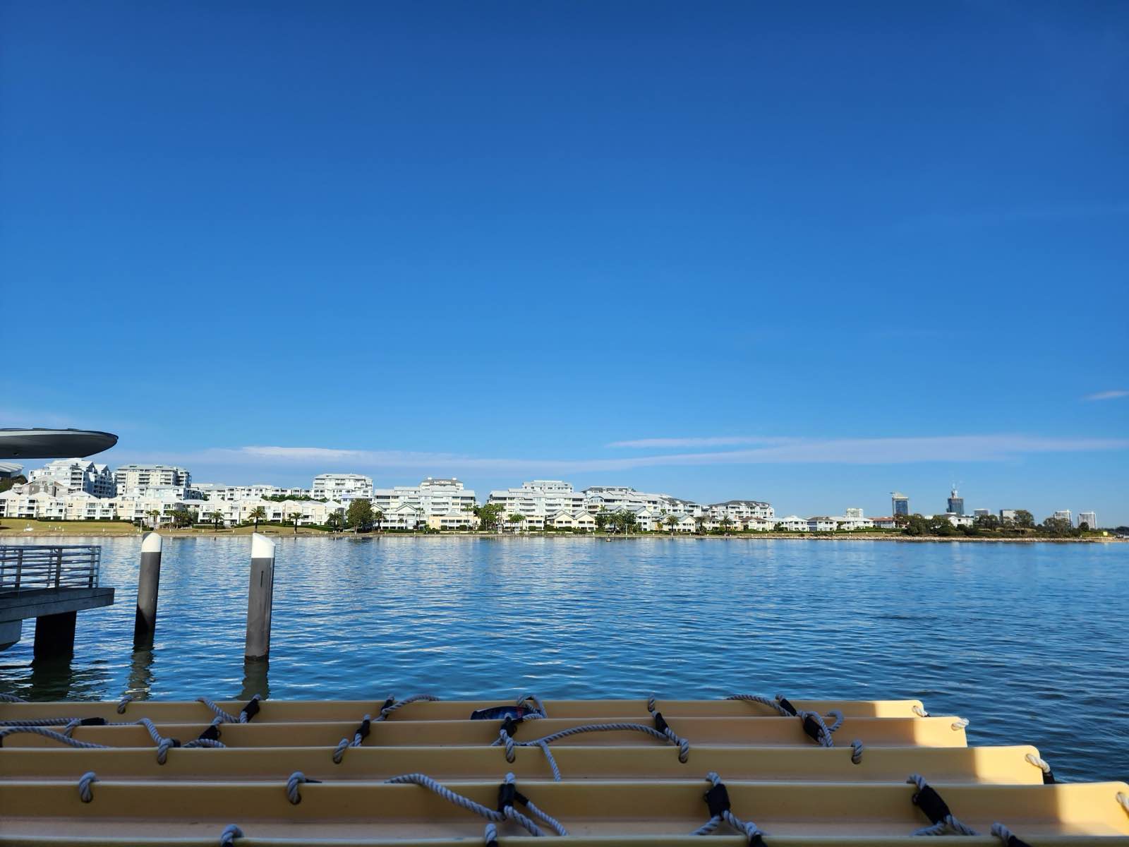 Breakfast Point seen from Cabarita Wharf across the Parramatta River